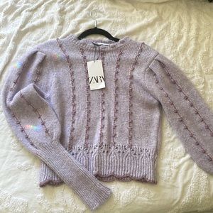 NWT Zara knitted sweater